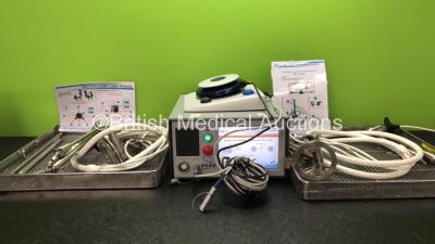 Endo Control Type ViKY Motorized Endoscope Positioner and Uterus Positioner with 1 x Footswitch and 2 x Passive Arm / Drivers (Powers Up) *SN C309011*