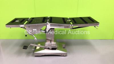 Eschmann MR Hydraulic Manual Operating Table * Missing Cushions * (Hydraulics Tested Working)