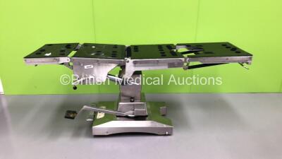 Eschmann MR Hydraulic Manual Operating Table * Missing Cushions * (Hydraulics Tested Working)