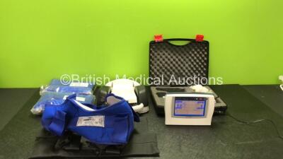 Mixed Lot Including 1 x Centurion Vision System Footswitch, 1 x Medair LS1R-9R Capnograph Unit with 1 x AC Power Supply (Powers Up) 3 x Comfy Belt Transfer Belts) *SN 1808, 1403669407X*