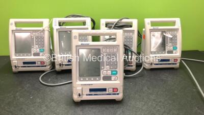 5 x Baxter Colleague Infusion Pumps (3 Power Up, 1 No Power 1 with Missing Screen-See Photo)