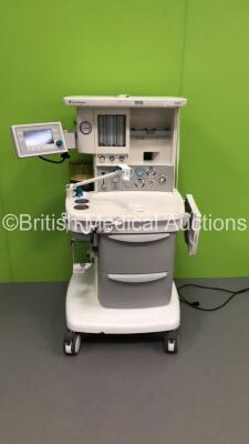 Datex-Ohmeda Aespire Anaesthesia Machine Ref Aespire 7900 with Datex-Ohmeda Aespire 7900 SmartVent Software Version 4.8,Bellows,Oxygen Mixer and Hoses (Powers Up-Damage to Plastic Trim-See Photos) * SN ANCL00941 *