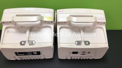 2 x Medtronic Physio Control Lifepak 20 Defibrillator / Monitors with ECG and Printer Options (Both Power Up) *GL* **31809784 - 32914940** - 5