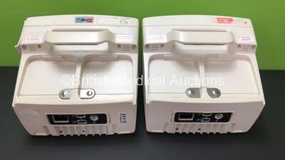2 x Medtronic Physio Control Lifepak 20 Defibrillator / Monitors with ECG and Printer Options (Both Power Up) *GL* **32920856 - 34003624** - 4
