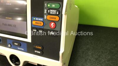 Physio Control Lifepak 20 Defibrillator / Monitor Including ECG and Printer Options with 1 x ECG Trunk Cable (Powers Up with Missing Panel-See Photo) *Mfd 2005* *SN 33892616* - 4