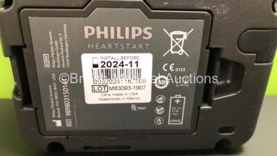 Philips HeartStart FR3 Defibrillator with 1 x Philips HeartStart Battery * Install Before 2024 * in Laerdal Red Box (Powers Up -Fails User Test) *C12F-0041* - 4