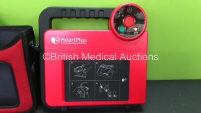 HeartPlus Automated External Defibrillator with 1 x Cartridge / Battery (Powers Up) - 2