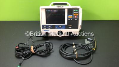 Medtronic Physio Control Lifepak 20e Defibrillator / Monitor with ECG and Printer Options, 1 x ECG Lead and 1 x Paddle Lead *Mfd 2010* (Powers Up) *39237715*