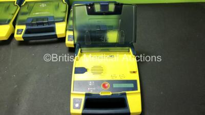 4 x Cardiac Science Powerheart AED G3 Defibrillators (All Power Up with Faulty Display Screens when Tested with Stock Battery- Batteries Not Included) - 2