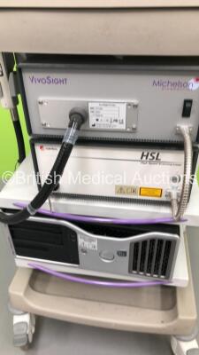 Vivo Sight Stack Trolley with Vivo Sight Diagnostics Unit with Probe,Santec HSL High Speed Scanning Laser and CPU (Powers Up-Hard Drive Removed on CPU) - 2