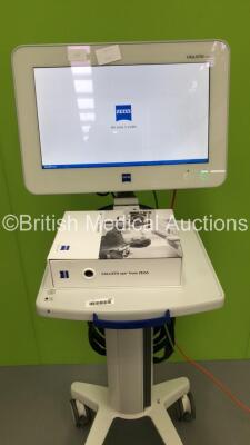 Zeiss Callisto Eye Computer Assisted Cataract Surgery Monitor Version 3.5.100686 on Stack with Cables (Powers Up) * SN 6909121442 * - 3