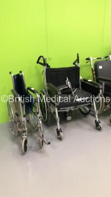 Job Lot of Wheelchairs Including 1 x Manual Wheelchair,1 x XXL Rehab Mini Maxx Electric Wheelchair,1 x HD 500 SB45 Wheelchair and 1 x Patient Mobile Chair - 3