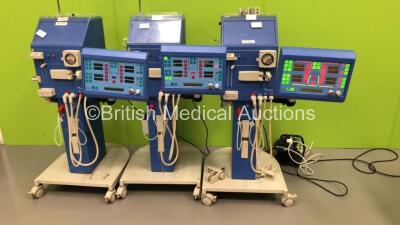 3 x Gambro AK 95 S Dialysis Machines with Hoses (2 x Power Up,1 x No Power) * SN 32656 / 36594 / 39542 *