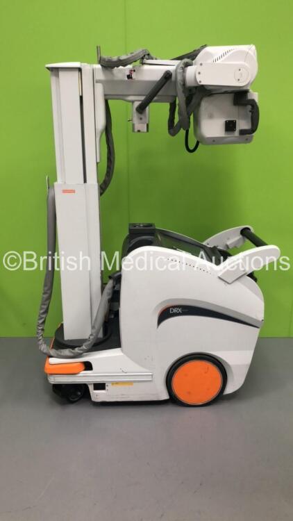 Carestream DRX-Revolution Mobile X-Ray System Model DRXR-1 *Mfd - 02/2013* Version 5.7 with Exposure Hand Trigger,Alignment Plate,2 x System Batteries and Key Card (Powers Up with Key Card-Key Card Included) * SN 0513 *