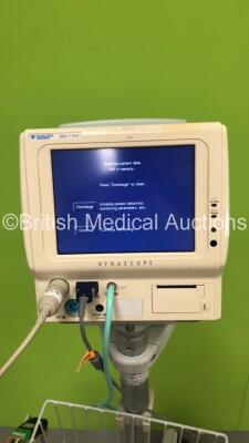 Fukuda Denshi DS-7100 Patient Monitor on Stand with ECG/Resp,SpO2,NIBP,BP,Temp and Printer Options,1 x 3-Lead ECG Lead, 1 x SpO2 Finger Sensor and 1 x BP Hose (Powers Up-Touch Screen Not Working) - 2