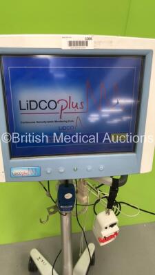 LiDCO Plus Hemodynamic Monitor on Stand (Powers Up) - 2