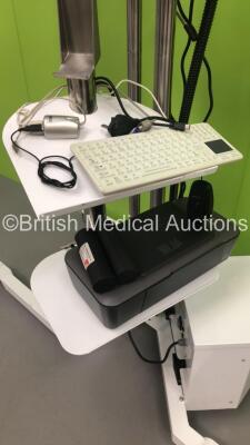 Moor LDL Laser Doppler Imager Model No MOORLD12-VR-BI on Stand with Printer and Keyboard (Powers Up) *S/N 5495* - 5