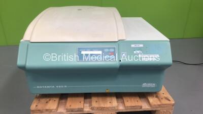 Hettich Rotanta 460R Centrifuge (Powers Up) *Pallet* **S/N 0006732-02-01** ***Mfd 2004***