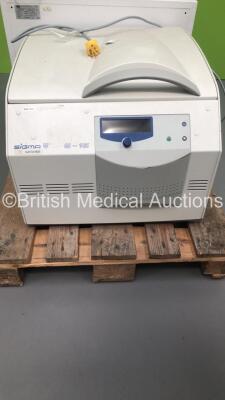 Sartorius Sigma 6-16 Centrifuge (Unable to Power Up Due to Cut Power Supply) *Pallet* **S/N 140006** ***Mfd 2011***