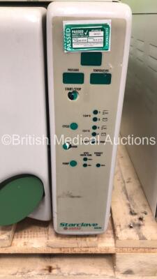 1 x Excel Enigma 22 Autoclave (Powers Up) and 1 x Liarre Starclave Autoclave (Unable to Power Up Due to Damaged Power Button - See Pictures) - 9