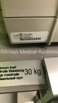 GE MAC 1200 ST ECG Machine on Stand with 1 x 10-Lead ECG Lead (Powers Up) * SN 550059407 * * Mfd 2012 * - 6