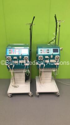 2 x Gambro AK 200 Ultra S Dialysis Machines Version 11.20 with Hoses (Both Power Up) *C* * Mfd 2014 / 2004 *