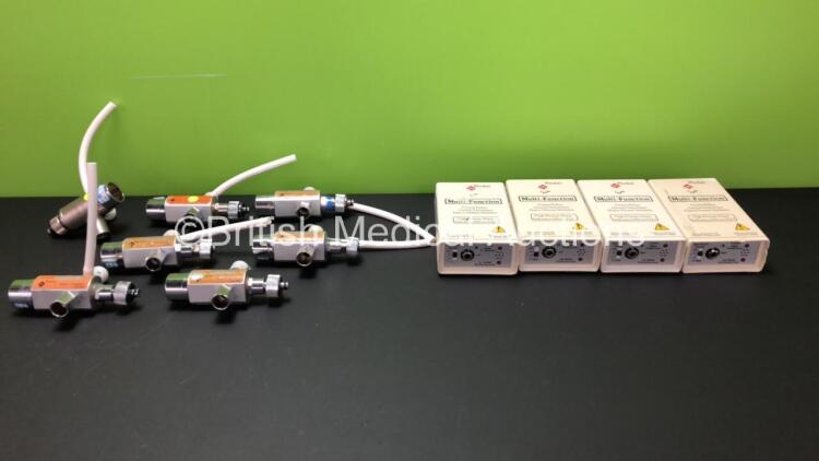 Job Lot Including 7 x Penlon Newton Paediatric Valves and 4 x Penlon InterMed IDP Multi-Function Pressure Failure Alarms for Intermittent Positive Pressure Ventilation *91 3200 - 91 3195 - 90 3043 - 90 3078*