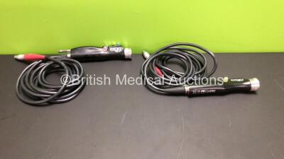2 x ConMed Linvatec Ergo (1 Ref x D4240 and 1 x Ref D4200) Surgical Handpieces *LAA07298 - LAA00563*