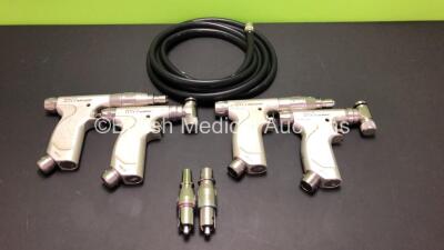 Job Lot Including 2 x Hall Series 4 Oscillator and 2 x Hall Series 4 Drill/Reamer with Hose and 2 x Attachments *SN N-A*