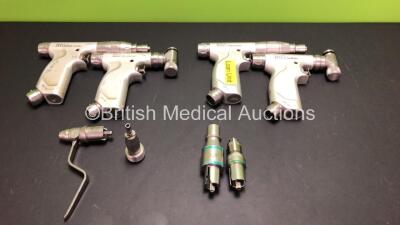 Job Lot Including 2 x Hall Series 4 Oscillator and 2 x Hall Series 4 Drill/Reamer and 4 x Attachments *SN N-A*