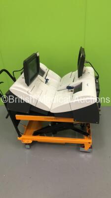 2 x Radiometer Copenhagen ABL800 Flex Blood Gas Analyzers (Hard Drive Removed) * Trolley Not Included *