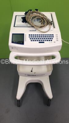 Mortara Instrument ELI 250 ECG Machine on Stand with 1 x 10-Lead ECG Lead (Powers Up) * SN 109040013313 *