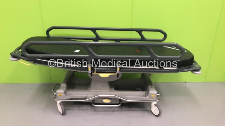 Portsmouth Surgical Equipment QA3 Anetic Aid Hydraulic Patient Trolley with Mattress (Hydraulics Tested Working)