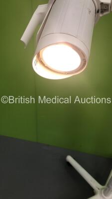 1 x Luxo Patient Examination Lamp on Stand and 1 x Brandon Medical Patient Examination Lamp on Stand (Both Power Up) *S/N fs0147391* - 3
