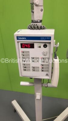 Gendex Oralix 65S Dental X-Ray Head Type 9801 100 32404 on Stand with Gendex Dens-O-Mat X-Ray Timer with Finger Trigger (Powers Up) - 2