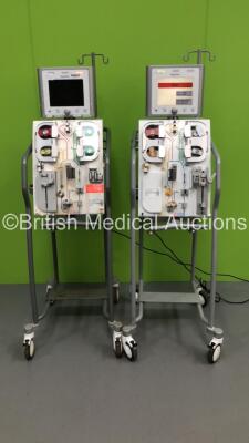 2 x Edwards LifeSciences Aquarius Dialysis Machines (1 x Powers Up,1 x Powers Up with Blank Screen)