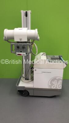 GE AMX 4 Plus Mobile X-Ray Model 2275938 with Exposure Finger Trigger and Key (Powers Up with Key-Key Included) * SN 1010280WK4 * * Mfd Nov 2006 *