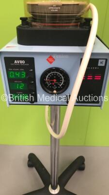 InterMed Penlon V80 Electronic Ventilator on Stand with Bellows and Hose (Powers Up) - 5