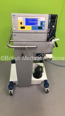 ERBE VIO 200 S Electrosurgical/Diathermy Unit Version 1.2.2 with ERBE APC 2 Argon Plasma Unit,ERBE EIP 2 Irrigation Pump and Dual Footswitch (Powers Up) * SN 11305836 *