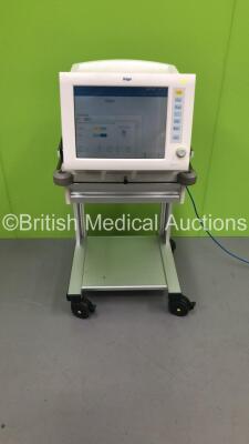 Drager Evita XL Ventilator Ref 8411740 Software Version 07.06 / Running Hours 73098 on Stand (Powers Up) * SN ARMC-0077 *