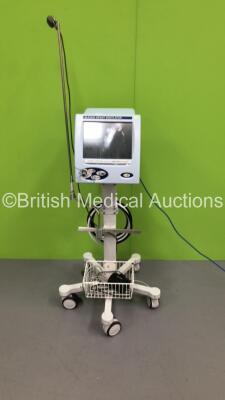 SLE 5000 Infant Ventilator on Stand with Hoses (Draws Power-Blank Screen) * SN 52785 * * Mfd 2009 *