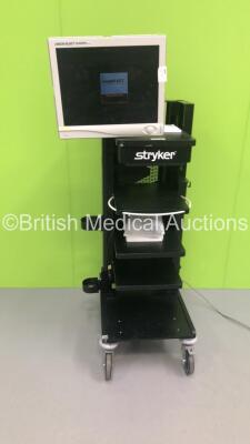 Stryker Stack Trolley Including Stryker Vision Elect HD Monitor (Powers Up)