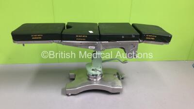 A & H Surgical Engineering LTD Hydraulic Operating Table with Cushions (Hydraulics Tested Working) * SN 5917 *