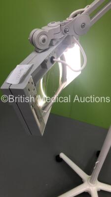 1 x Luxo Patient Examination Lamp in Stand and 1 x Unknown Make of Patient Examination Lamp on Stand (Both Power Up with Good Bulbs) *S/N FS0046380* - 3