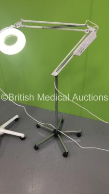 1 x Luxo Patient Examination Lamp in Stand and 1 x Unknown Make of Patient Examination Lamp on Stand (Both Power Up with Good Bulbs) *S/N FS0046380* - 5