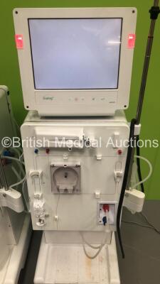 2 x B-Braun Dialog+ Dialysis Machine Software Version 8.28 - Running Hours 28374 (Both Power Up - 1 x Blank Screen) - 5