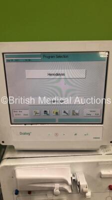 3 x B-Braun Dialog+ Dialysis Machine Software Version 8.28 - Running Hours 27055 / 37761 / 33964 (All Power Up) - 5