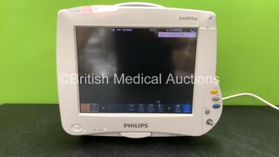 Philips M8004A Touch Screen Anesthesia Monitor (Powers Up with Missing Dial and Tag-See Photo) *SN DE820B0950*