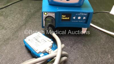 Mixed Lot Including 1 x GE Transport Pro Patient Monitor with 1 x AC Power Supply (Powers Up with Damaged Power Port-See Photo) 1 x Fisher & Paykel Ref PT101UK Airvo 2 Humidifier Unit (Powers Up with Blank Display and Alarm) 1 x enLow Controller Model 121 - 7