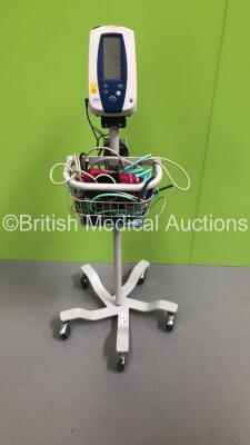 Welch Allyn Spot Vital Signs Monitor on Stand with Assorted Leads (Powers Up)